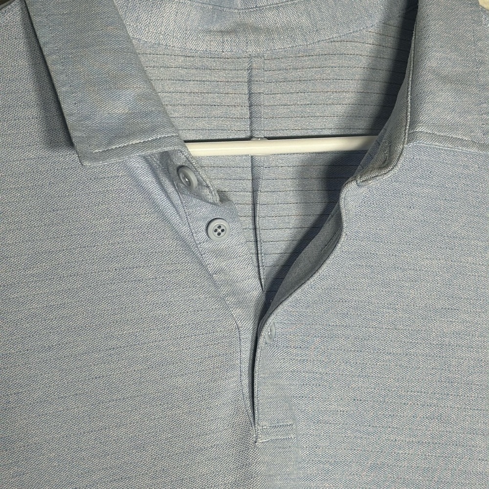 Lululemon Evolution Polo Short Sleeve Light Blue *probably Large